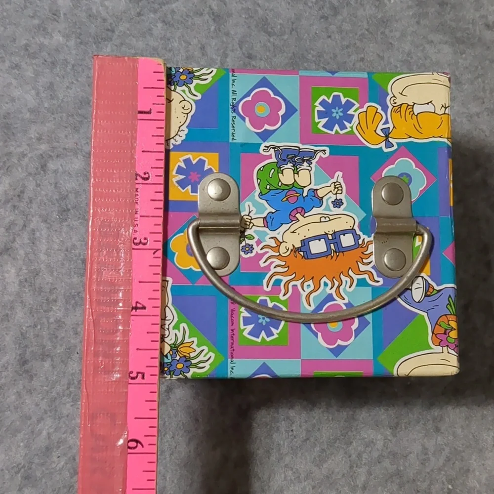 Vintage Rugrats Colorful Jewlery Storage Box